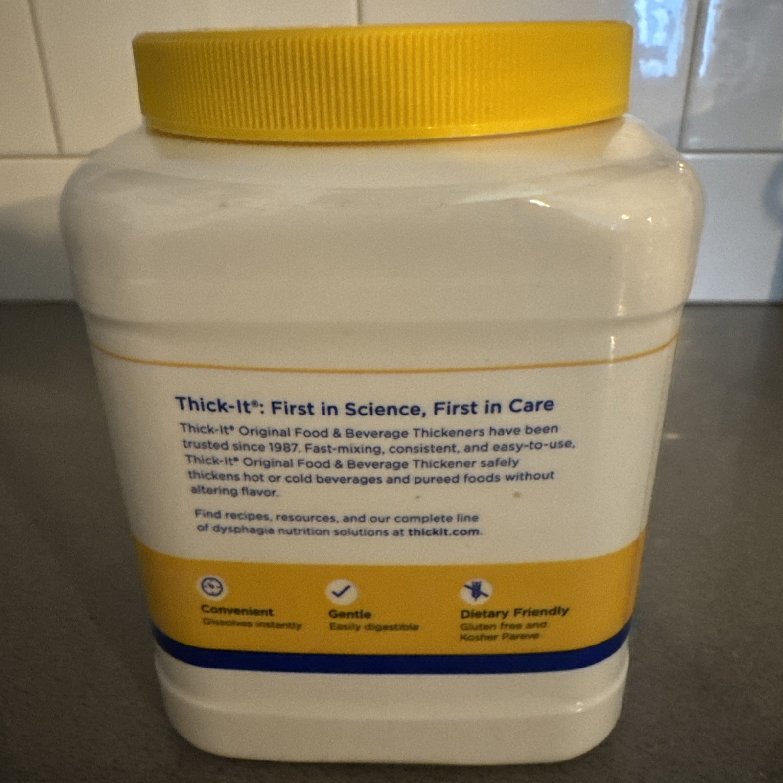 Thick-It Original Food & Drink Thickener Unflavored 10 oz. Canister
