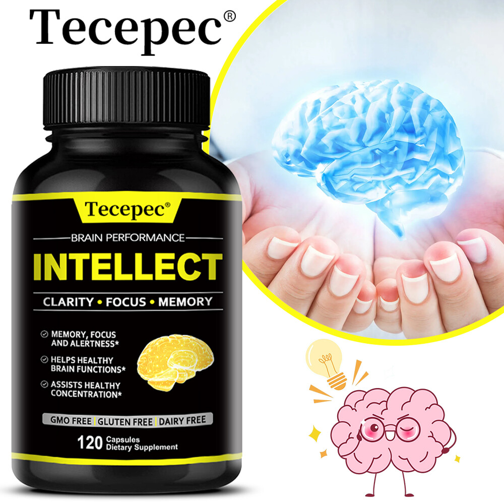 Brain Performance Nootropic Supplement Support Clarity Focus Memory