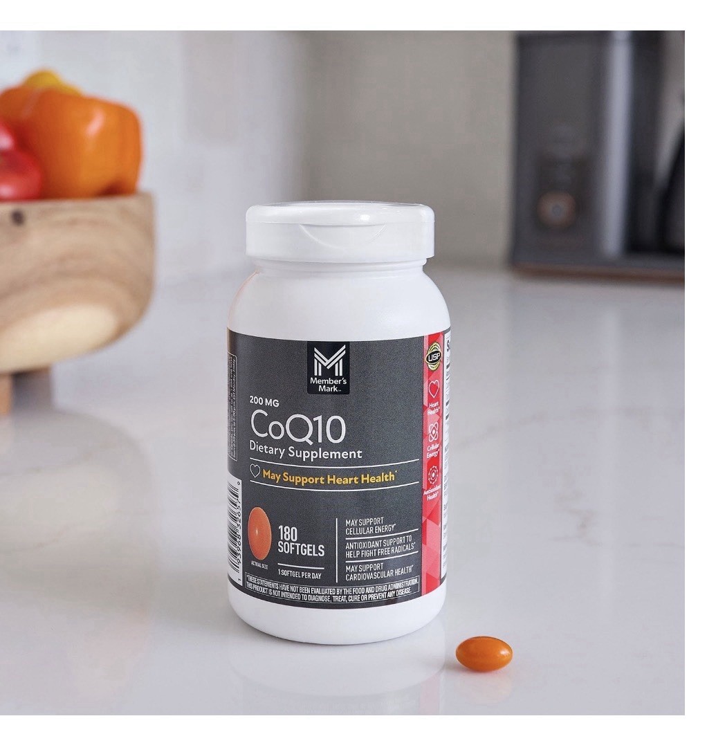 Member’s Mark CoQ10 Softgels 200 mg, 180 count — Supports Heart Health