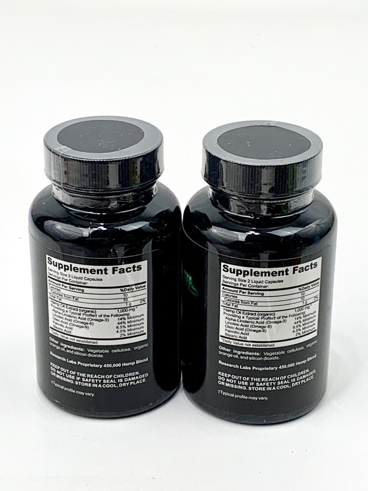 Research Labs Hemp Oil Dietary Supplement – 120 Count
