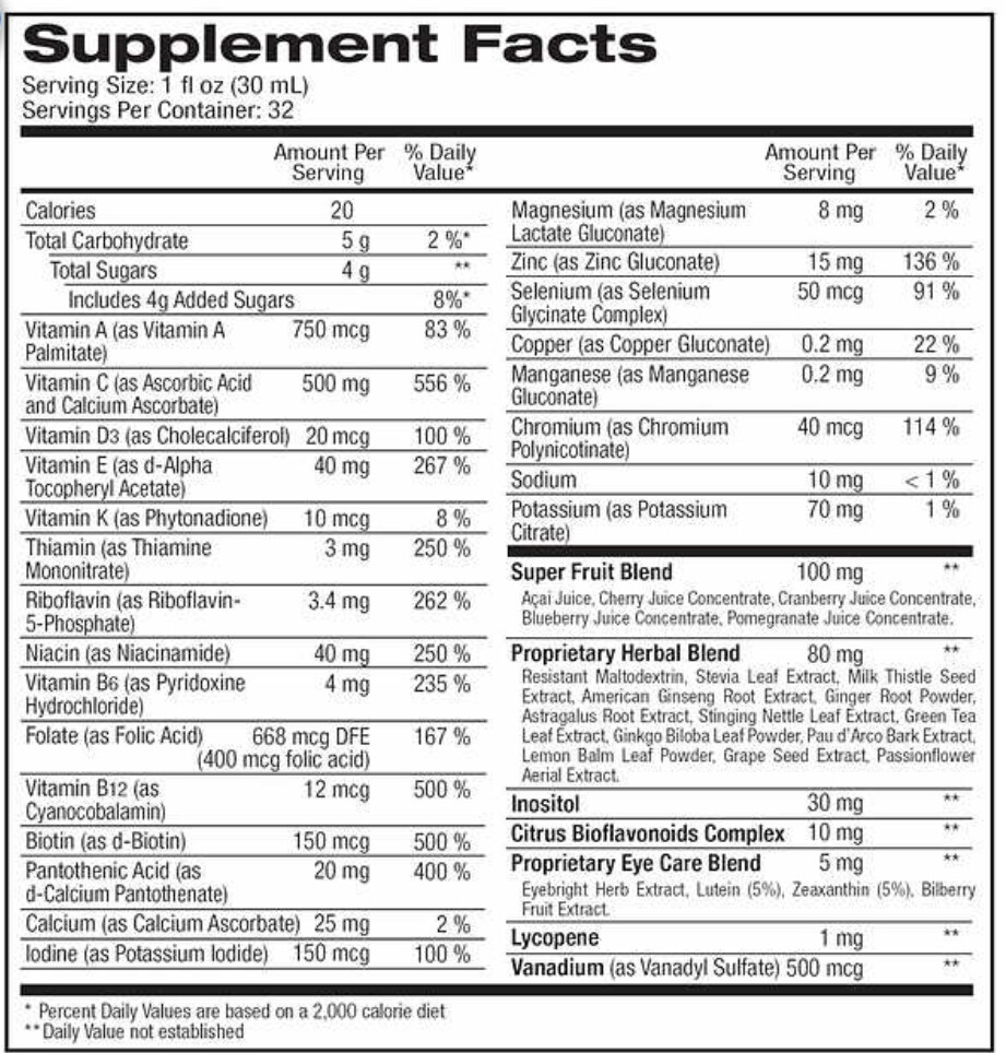reViva Liquid Multivitamin (Select Flavor)