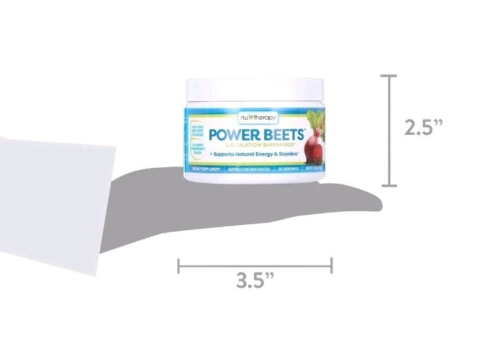 Nu-Therapy power beets powder, acai berry pomegranate, 5.8 oz, 30 serving