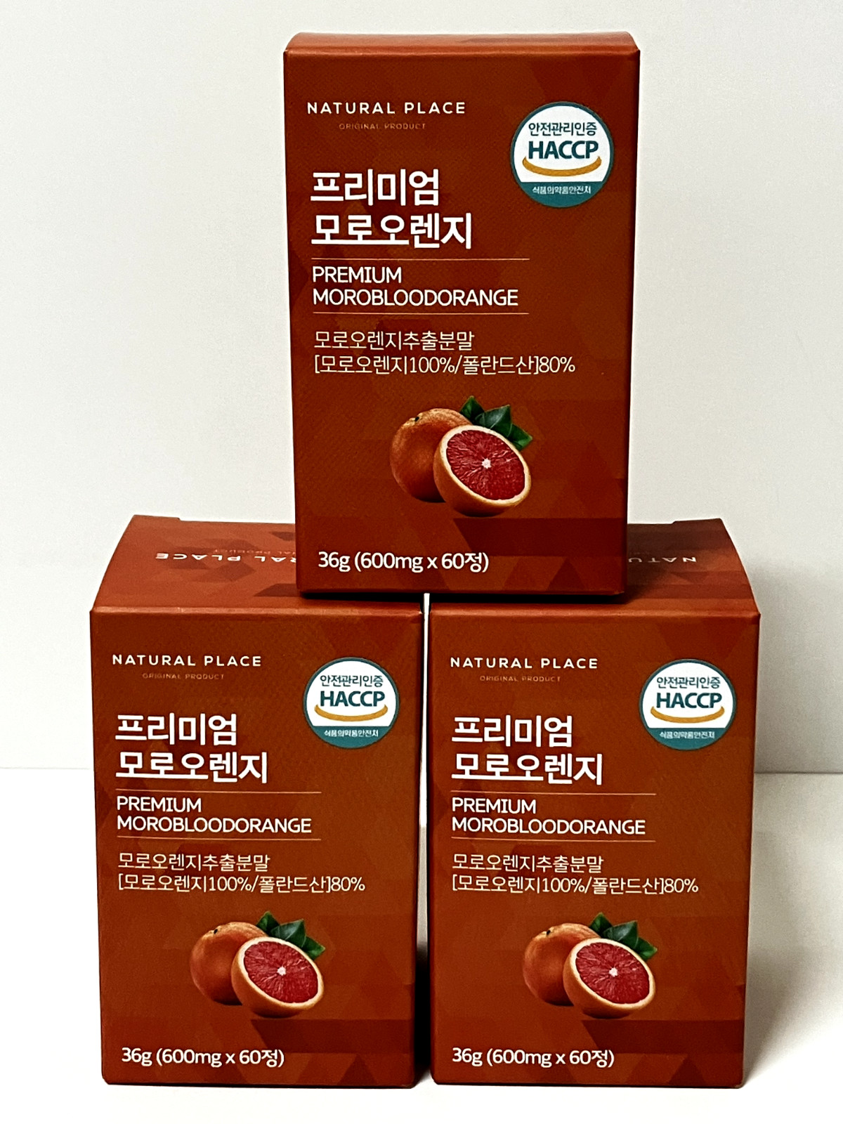 Natural Place Premium Moro Blood Orange Extract 60T x 3EA – Dietary Supplements