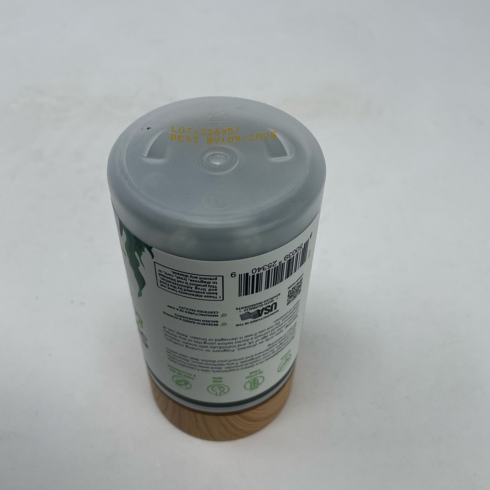 SNAP Supplements Organic Spirulina & Chlorella, Green, 120 Caps
