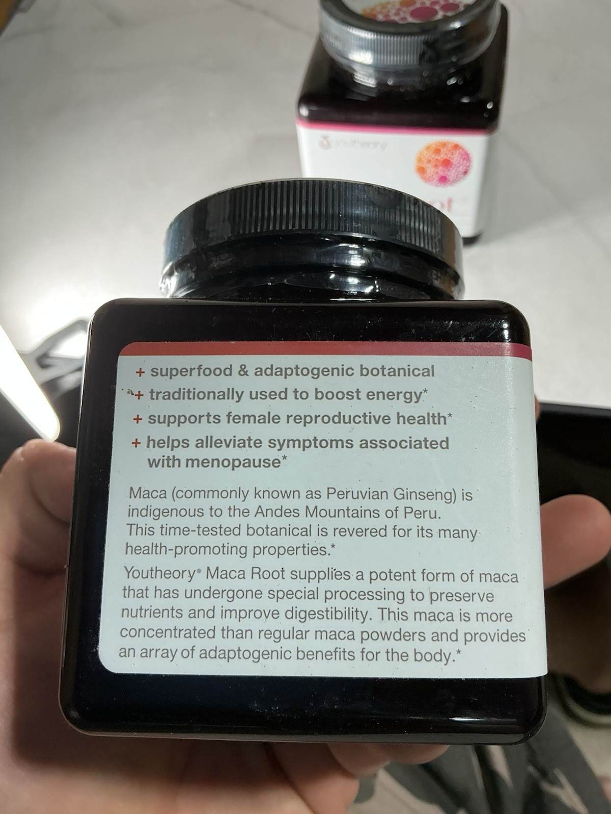 Youtheory Women’s Maca Root 120 Veg Caps TWO PACK!
