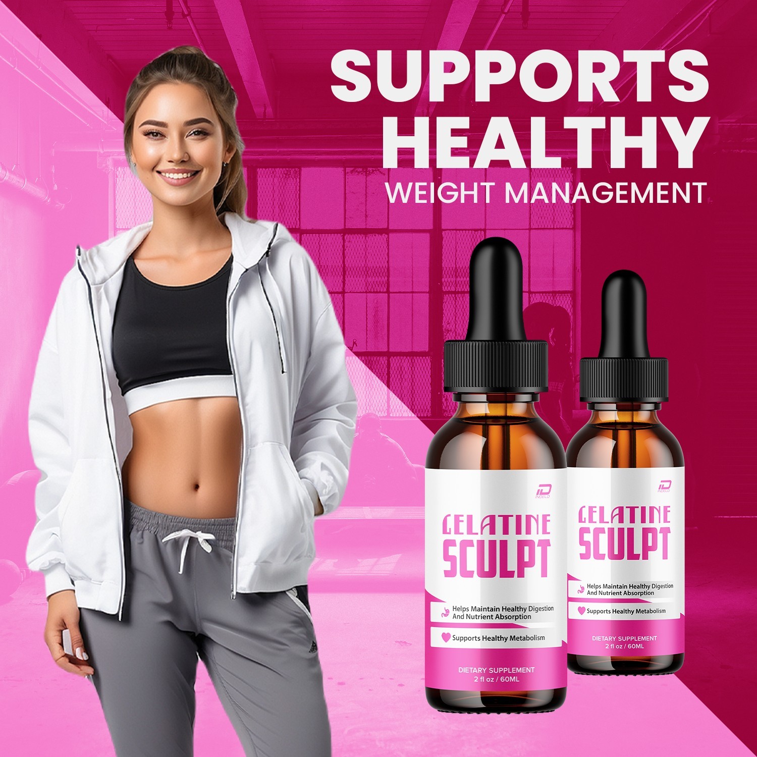 (2 Pack) Gelatine Sculpt Liquid Drops – GelatineSculpt Natural Blend Healthy