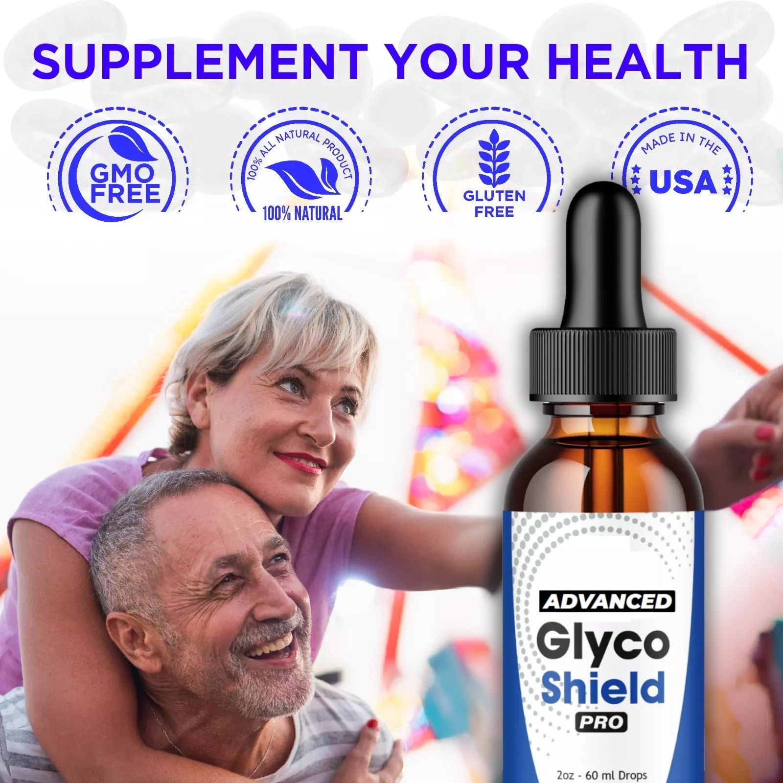 Glyco Shield Blood Support Drops innovative Vitamin Supplement 2ML 5 Pack US