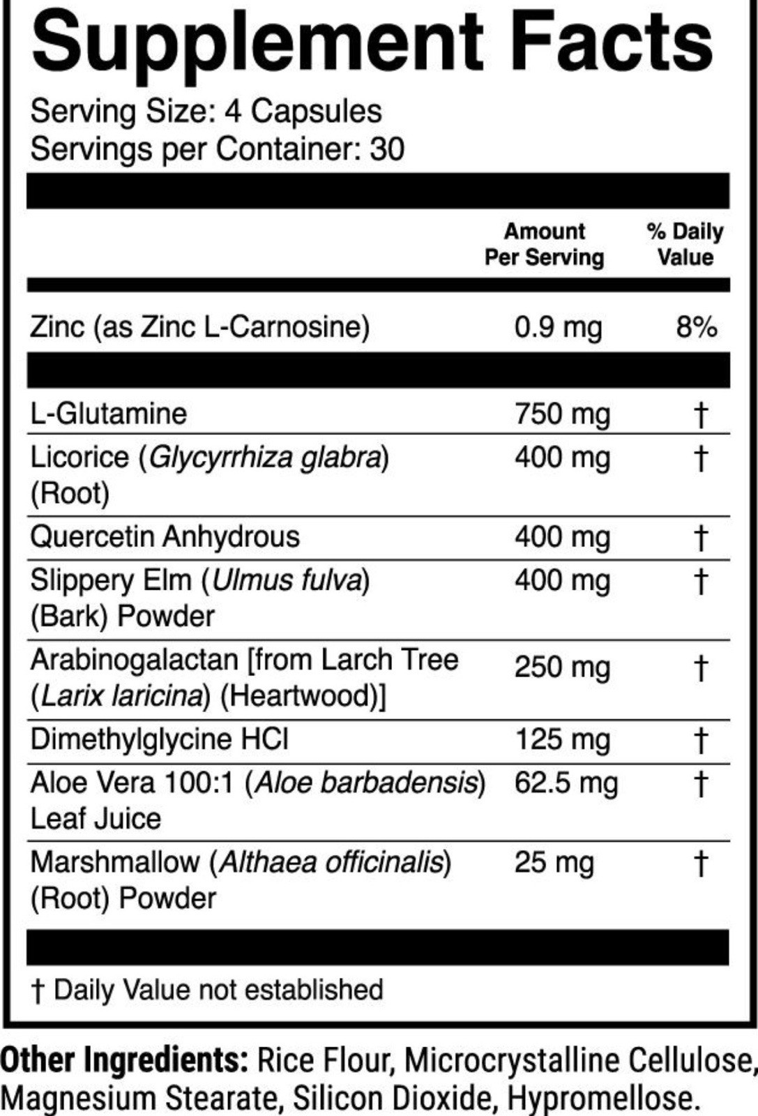 1st Phorm GI Advantage Digestive Support Dietary Supplement Vegan 120 Capsules
