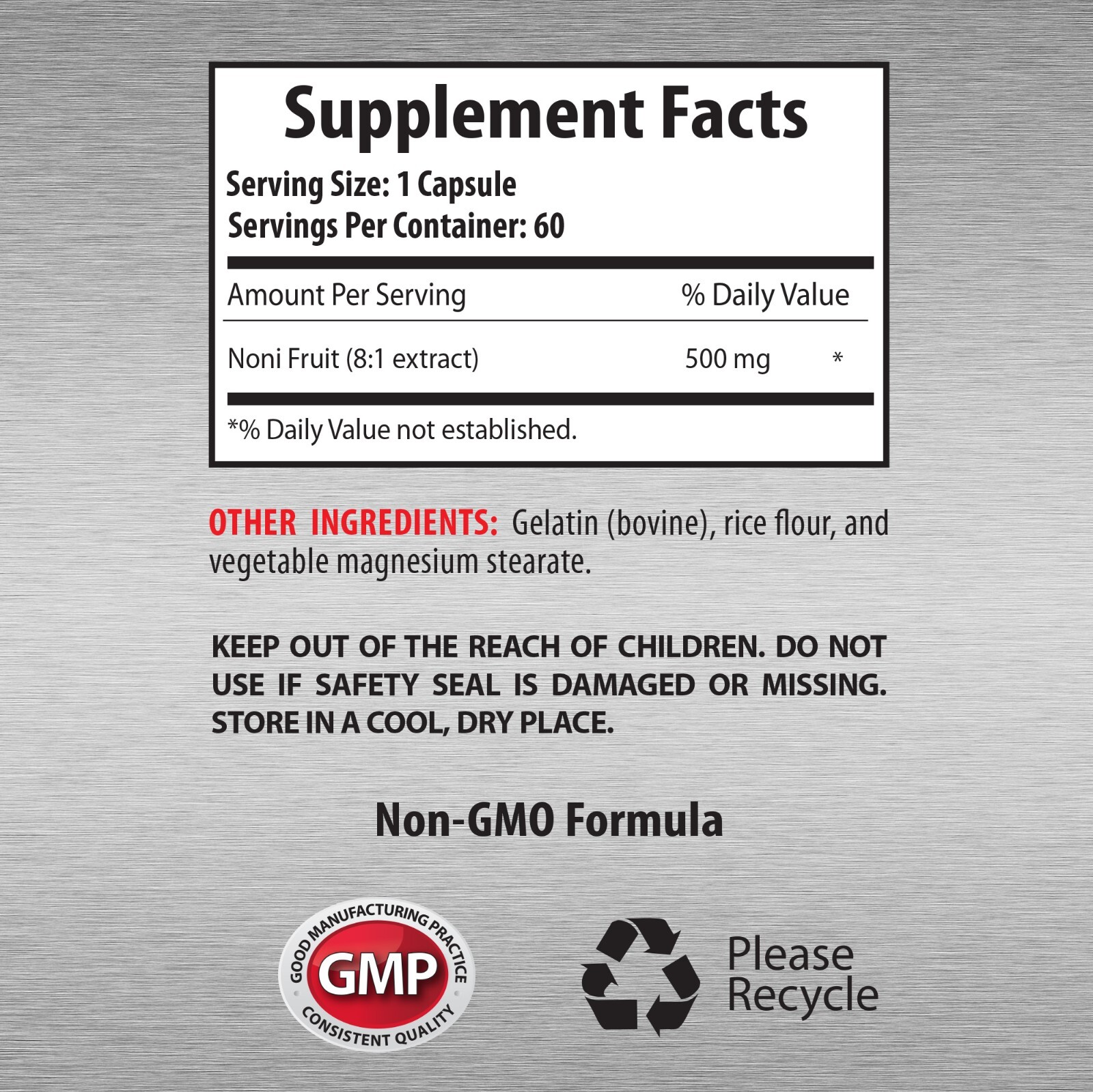 Noni Gentle Hydration – NONI EXTRACT – Noni Longevity Support 2 Bottles 120 Caps