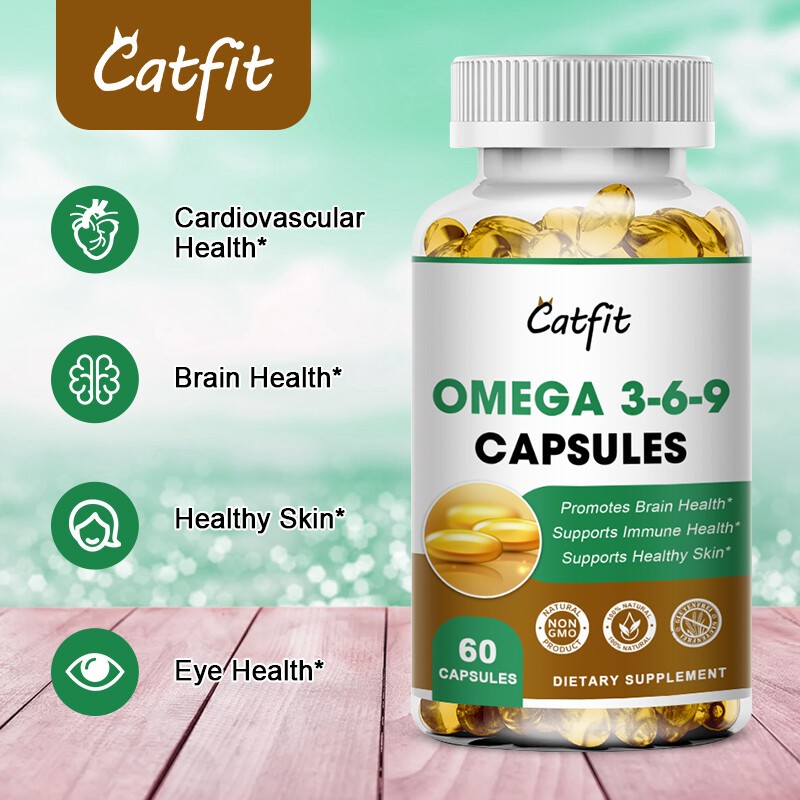 Omega 3-6-9 Vegan & Vegetarian Omega Formula Essential Fatty Acid Complex