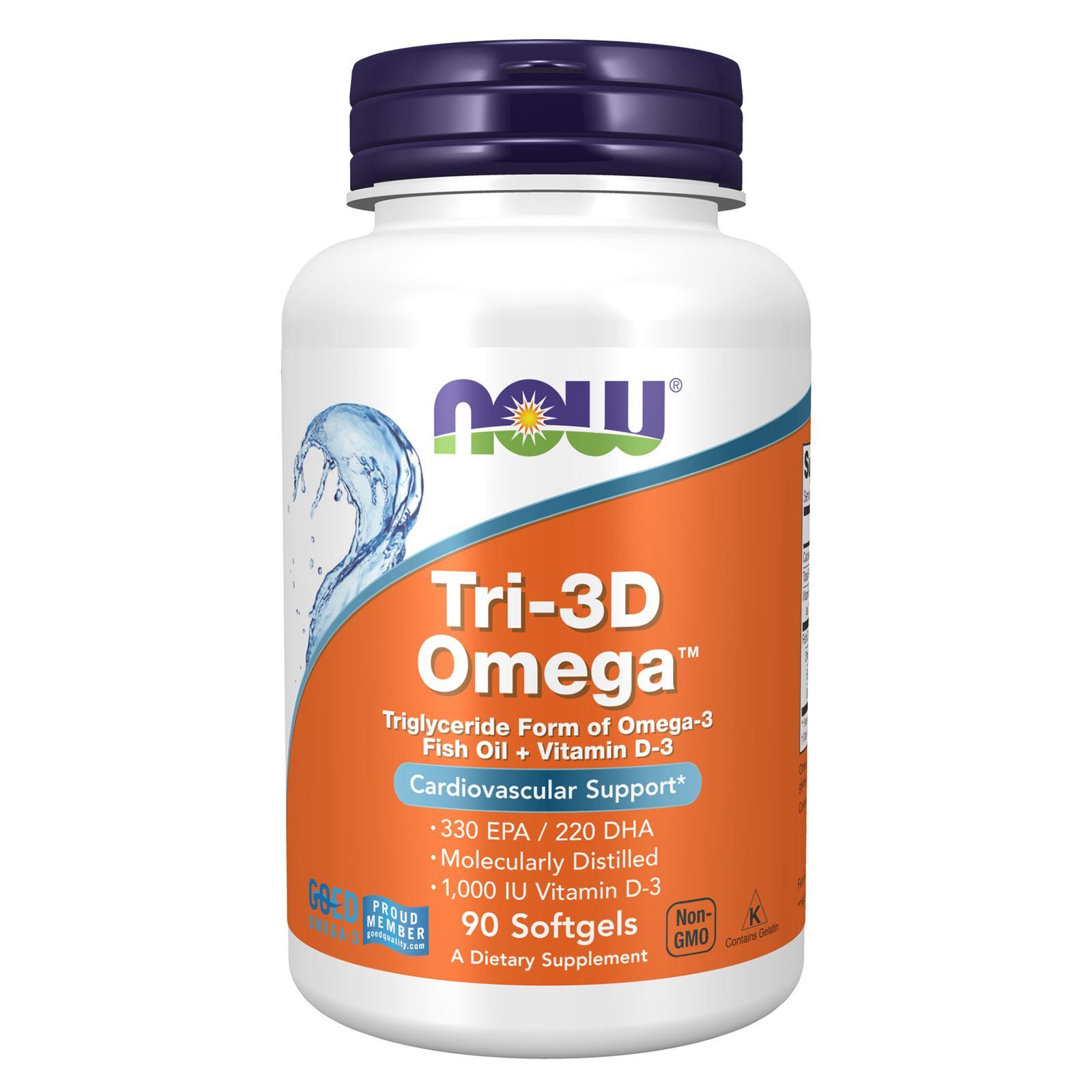 NOW FOODS Tri-3D Omega 90 Softgels