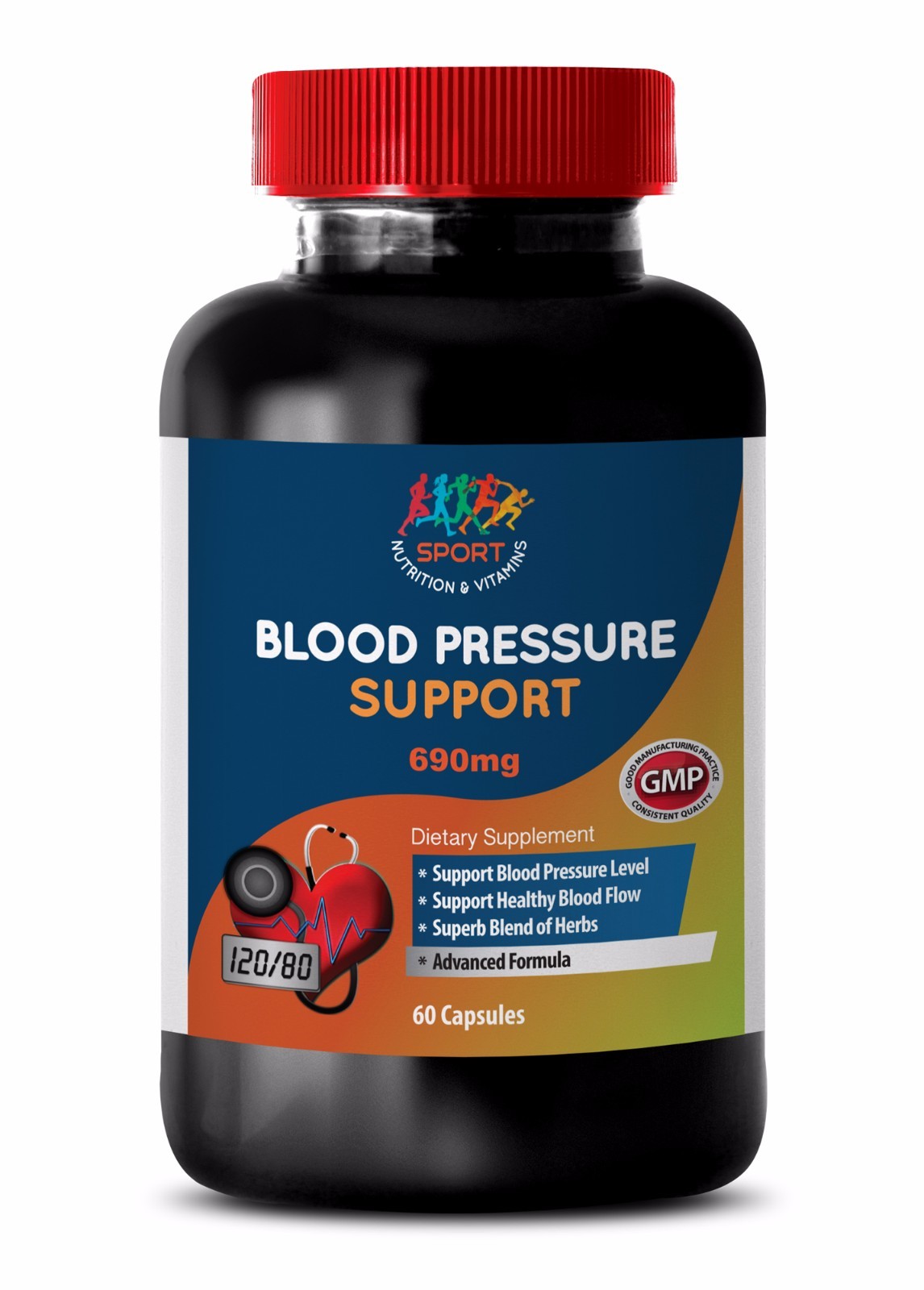 Ultimate Pills – Blood Pressure Complex 690mg – Vitamin B-12 1000 1B