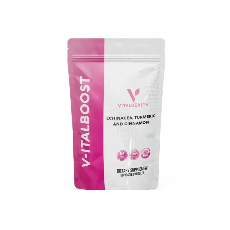 V-italboost 60 Veggie Capsules – Ginger Garlic Vitalhealth Free Shipping