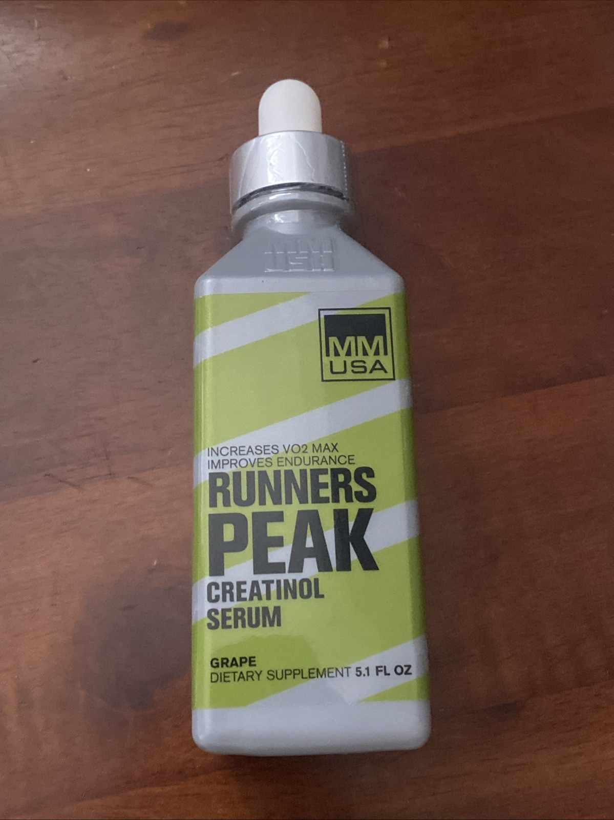 MM USA Runners Peak Creatinol Serum Dietary Supplement Cherry 5.1 Oz