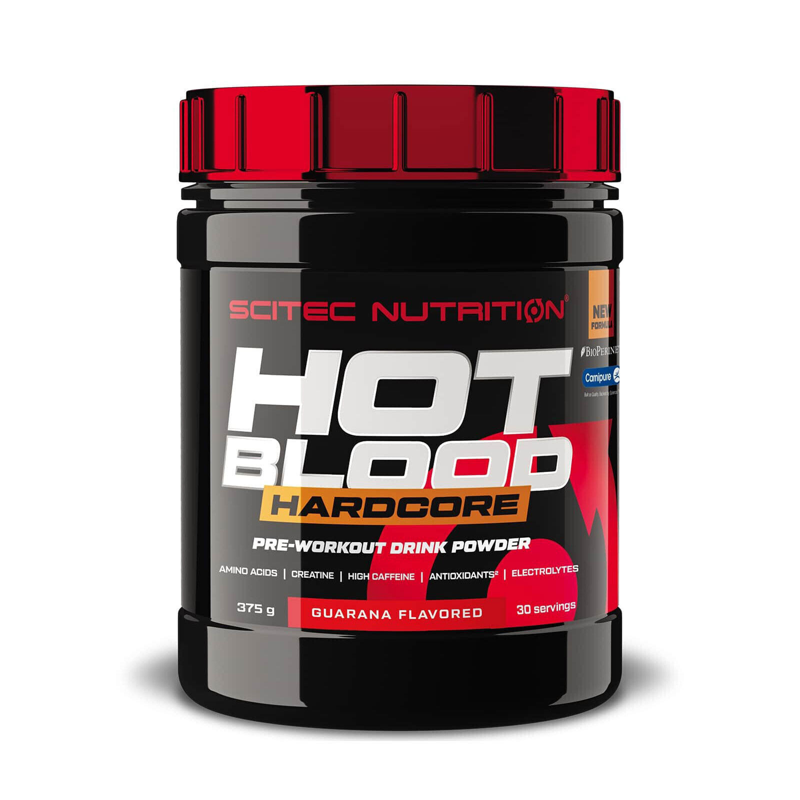 HOT BLOOD HARDCORE 375 G – Energy, concentration, muscle regeneration, endurance