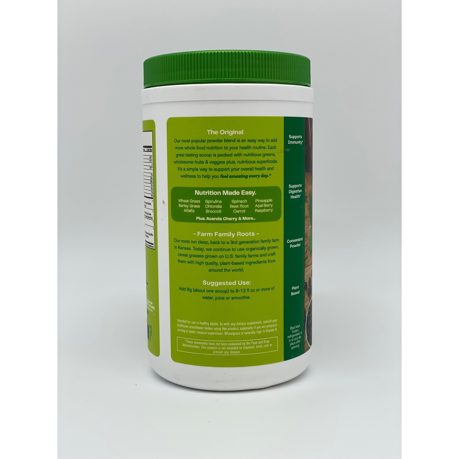 Amazing Grass Greens Blend Superfood The Original 60 Servings 1.06 lb Exp 7/2026