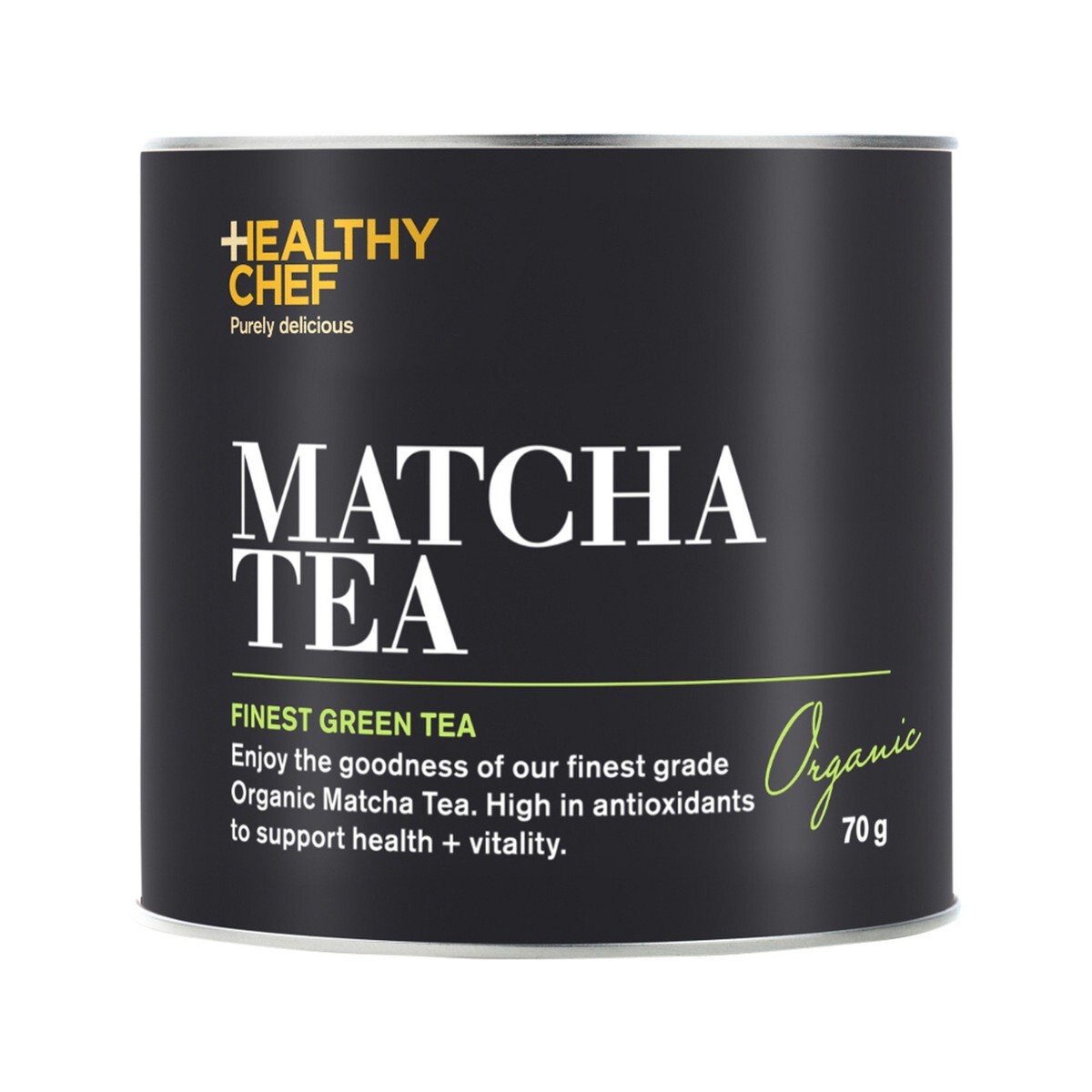 New The Healthy Chef Organic Matcha Tea 70g