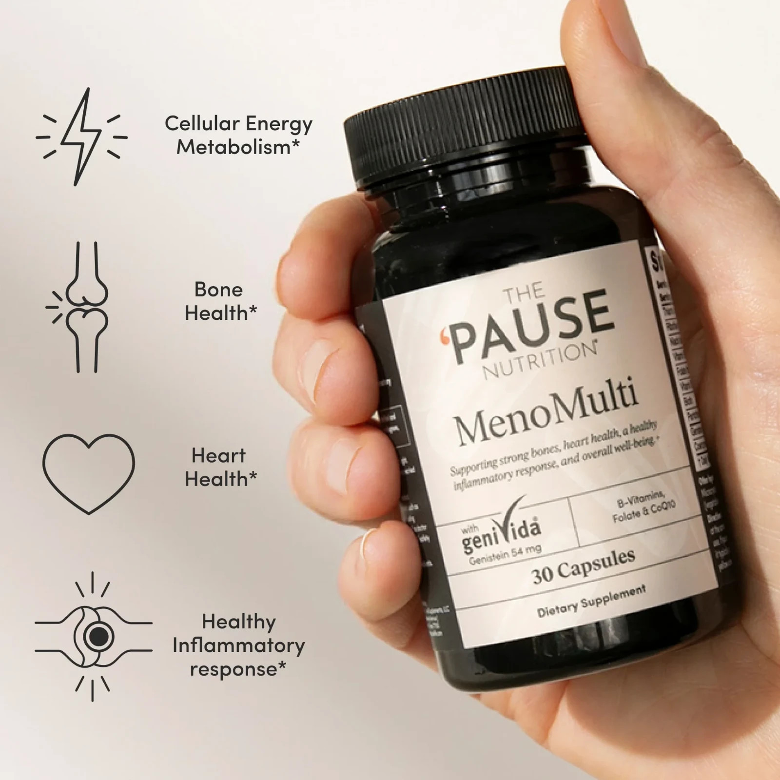 The ‘Pause Nutrition MenoMulti Women’s Midlife Support, Energy, 30 Capsules