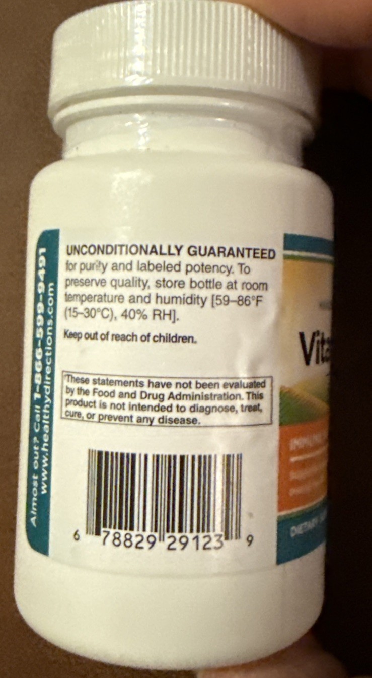 Healthy Directions Vitamin D3 (30 Softgels) 5000 IU Immune Support EXP 07/26 B3