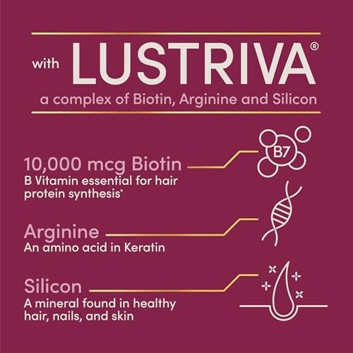 Nature’s Bounty Hair Growth Supplement with Biotin, Silicon & Arginine, 30