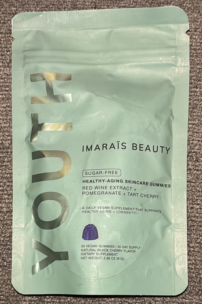 Imarais Youth Healthy Anti-Aging Skincare Gummies 30ct EXP 10/2026