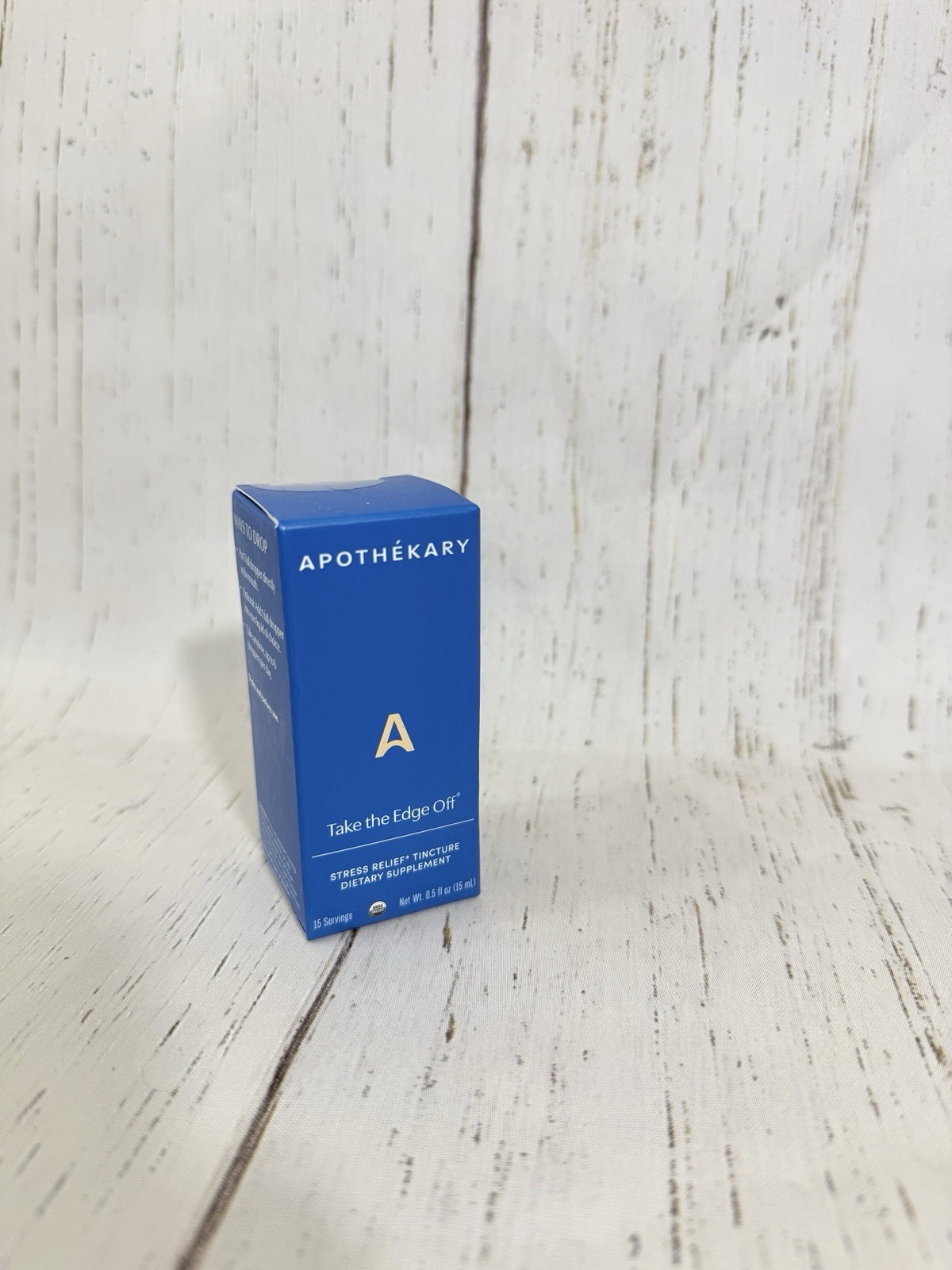 Apothekary Take The Edge Off & Wine Down Stress Relief Relaxation Drops NEW 15ml