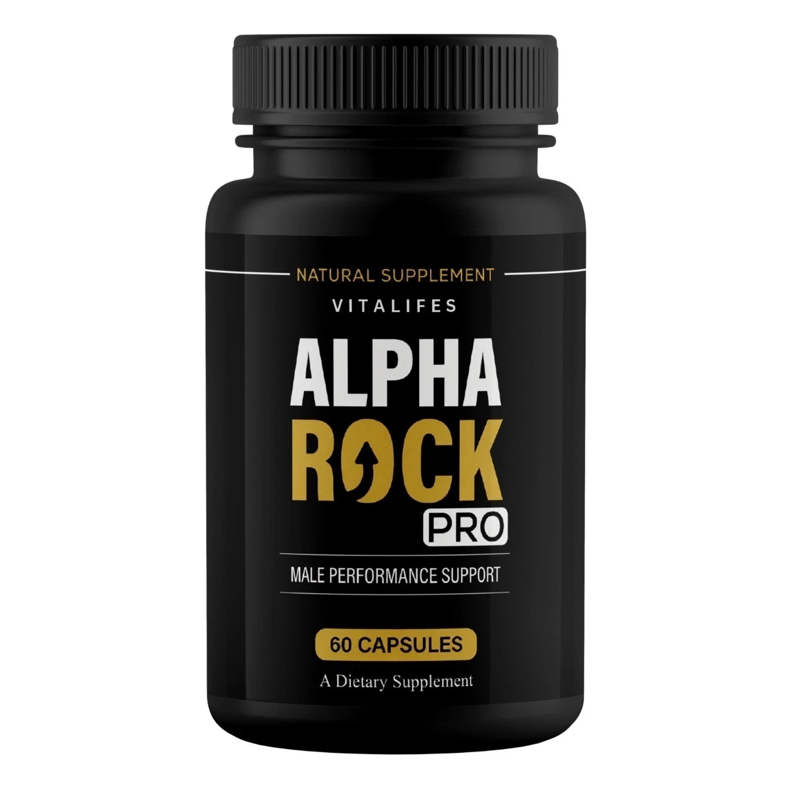 Alpha Rock Pro Pills, Alpha Rock Performance Supplement (60 Capsules)
