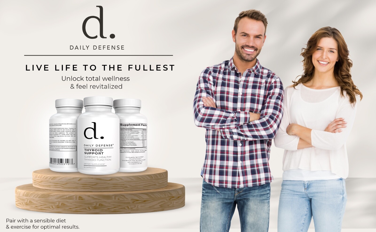 Daily Defense Thyroid Support 60 capsules