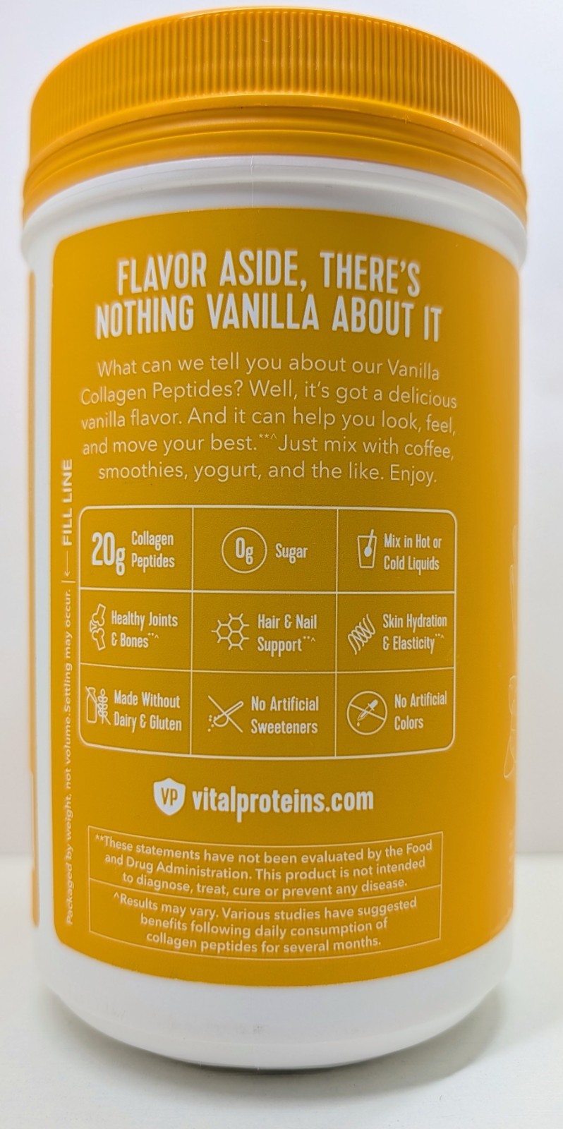Vital Proteins Collagen Peptides Powder Vanilla 20grams Per Serving EXP 09/27