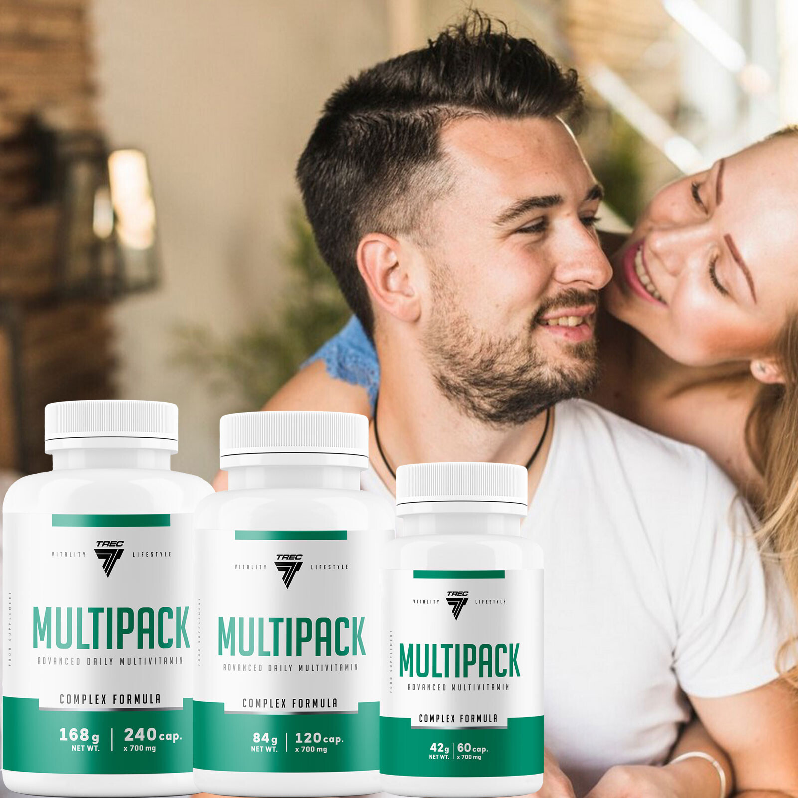 MULTI PAK 60-300 Caps. Vitamins Minerals Electrolytes Health Dietary Supplement