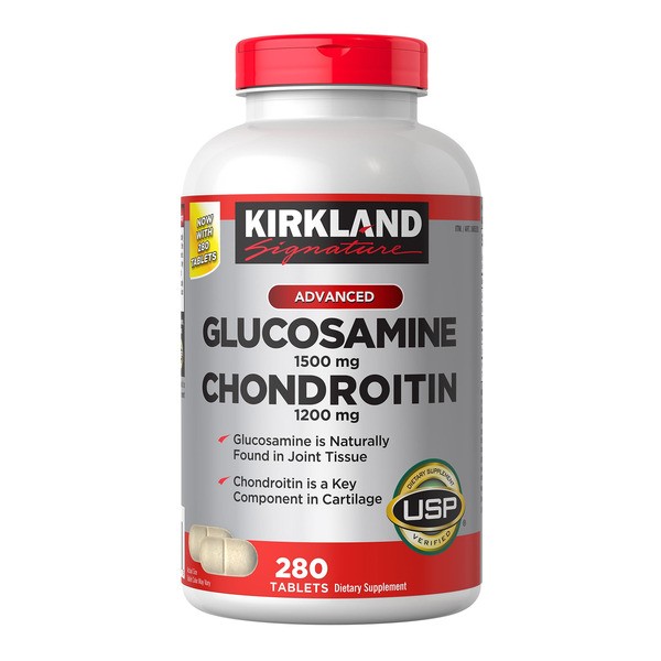 Kirkland Signature Glucosamine with MSM, 375 Tablets (3 Pack)