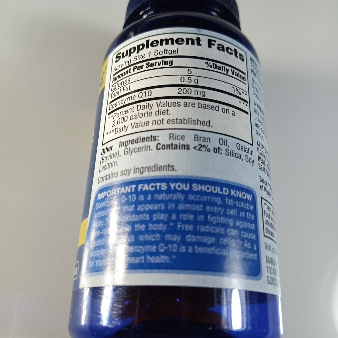 Rexall Naturalist Co Q-10 200mg 30 Softgels Exp,1/27 SHIPS~FAST 📭 🚚§}~~