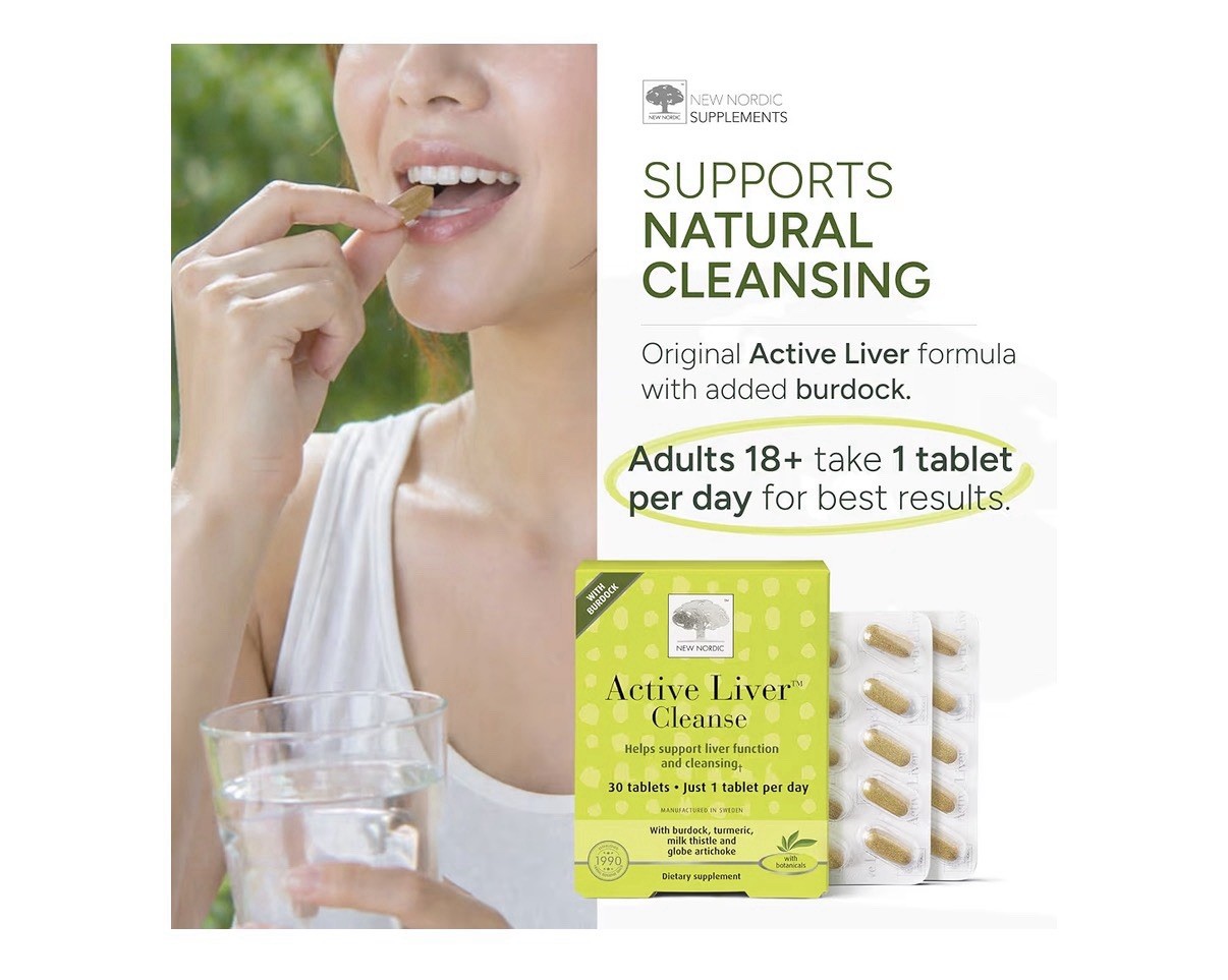 NEW NORDIC Active Liver Cleanse Liver Function And Cleansing 30 Day Supply