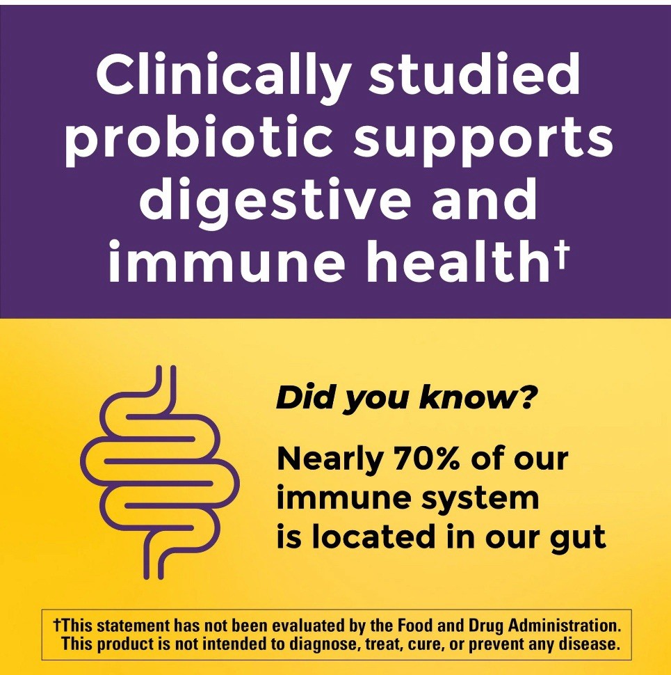 Nature Made Probiotic 1 Billion CFU Live Cultures Digestive Health, 30 Capsules