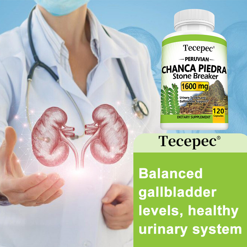 Chanca Piedra 1600 Mg Stone Breaker 120 Capsules Urinary & Gallbladder Health