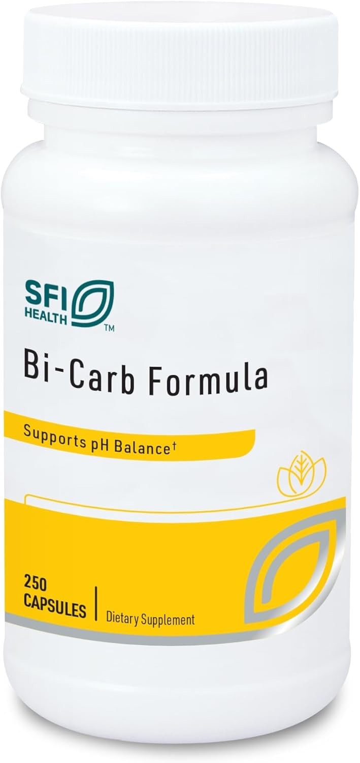 Klaire Labs Bi-Carb Formula Sodium & Potassium (250 Caps) – Exp date: 11/2025