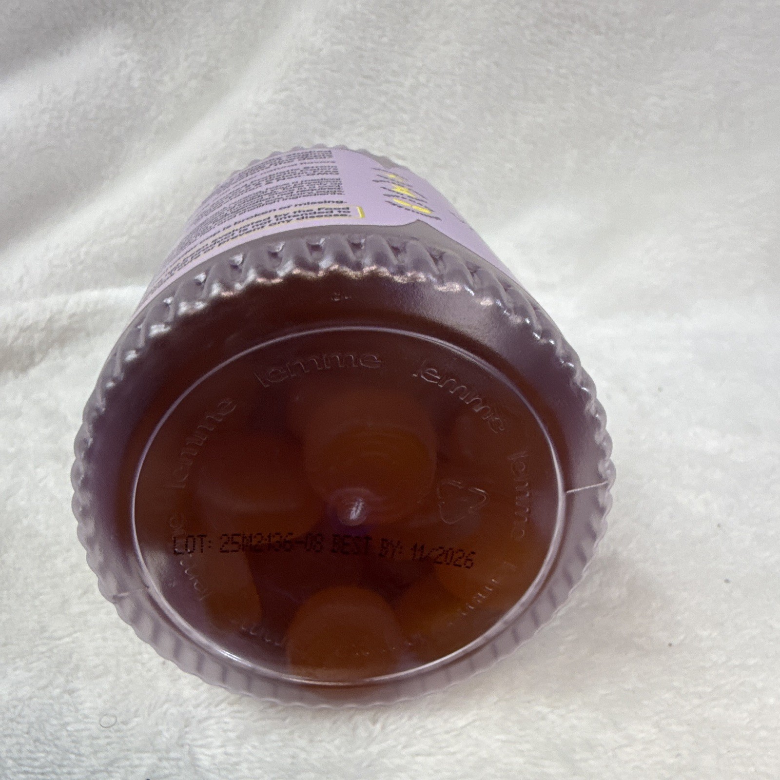 Lemme PURR Vaginal Probiotic Gummies Pineapple + Vitamin C 60 Count