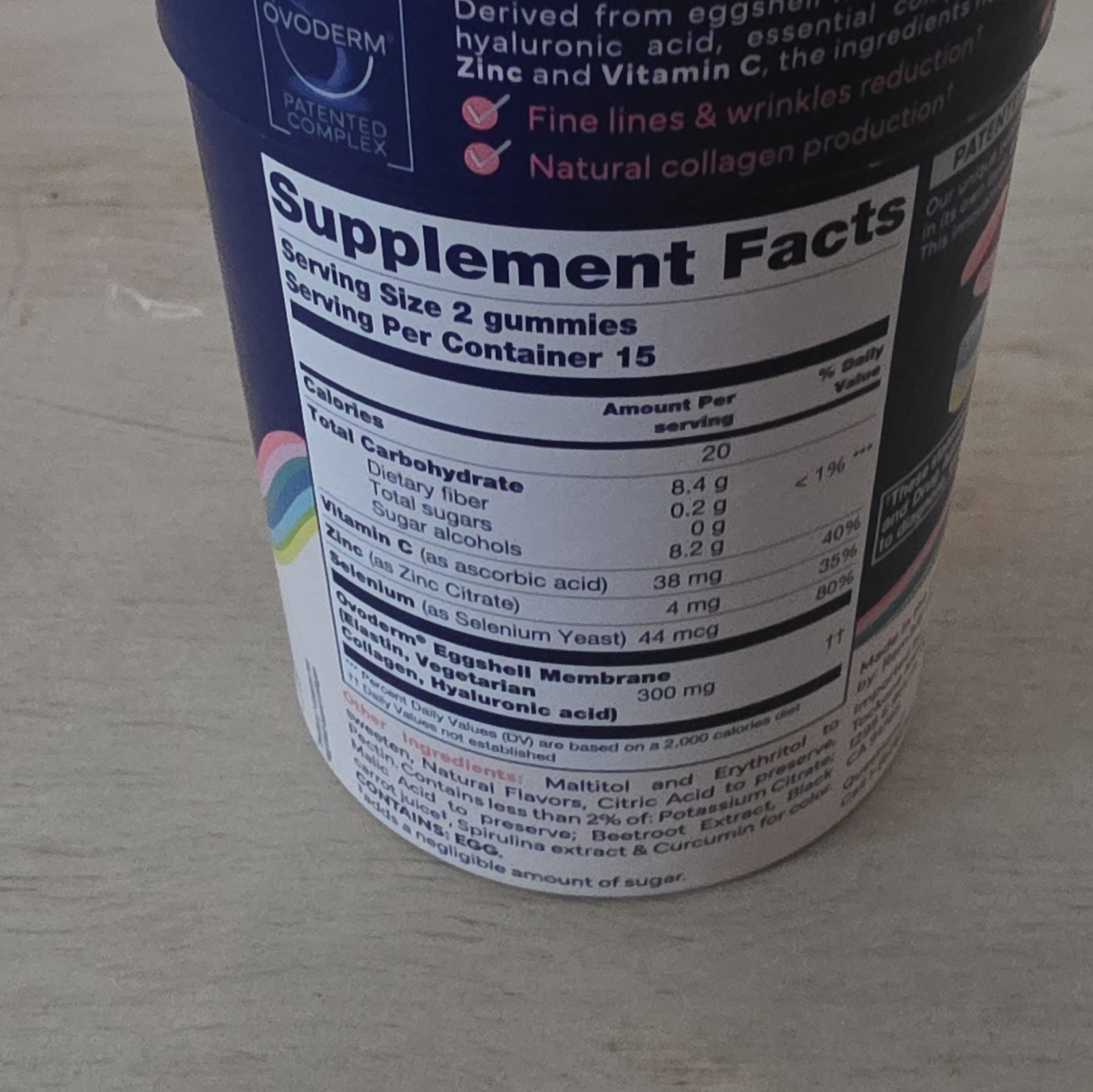 UPSA x Nourished Collagen Skin Lift Gummies 30 Count Sugar-Free Gluten-Free