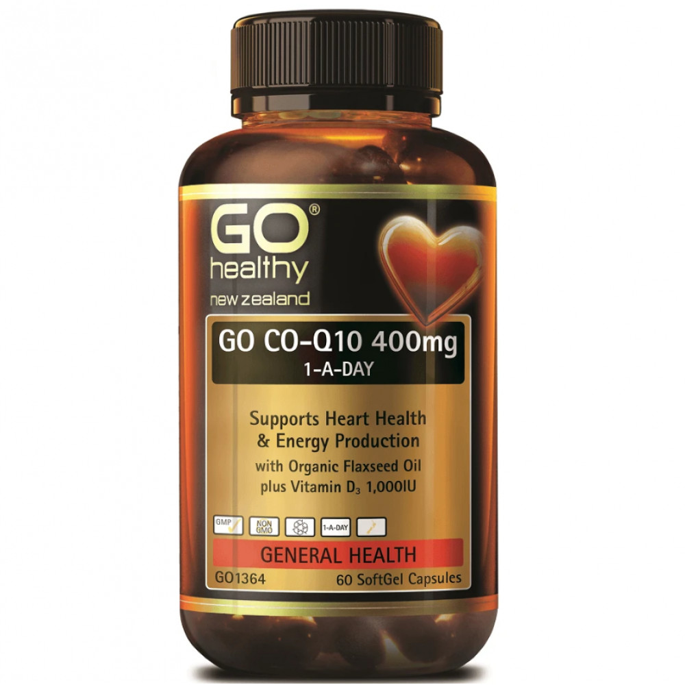 [Go Healthy] Go CO-Q10 400mg 60 Capsules