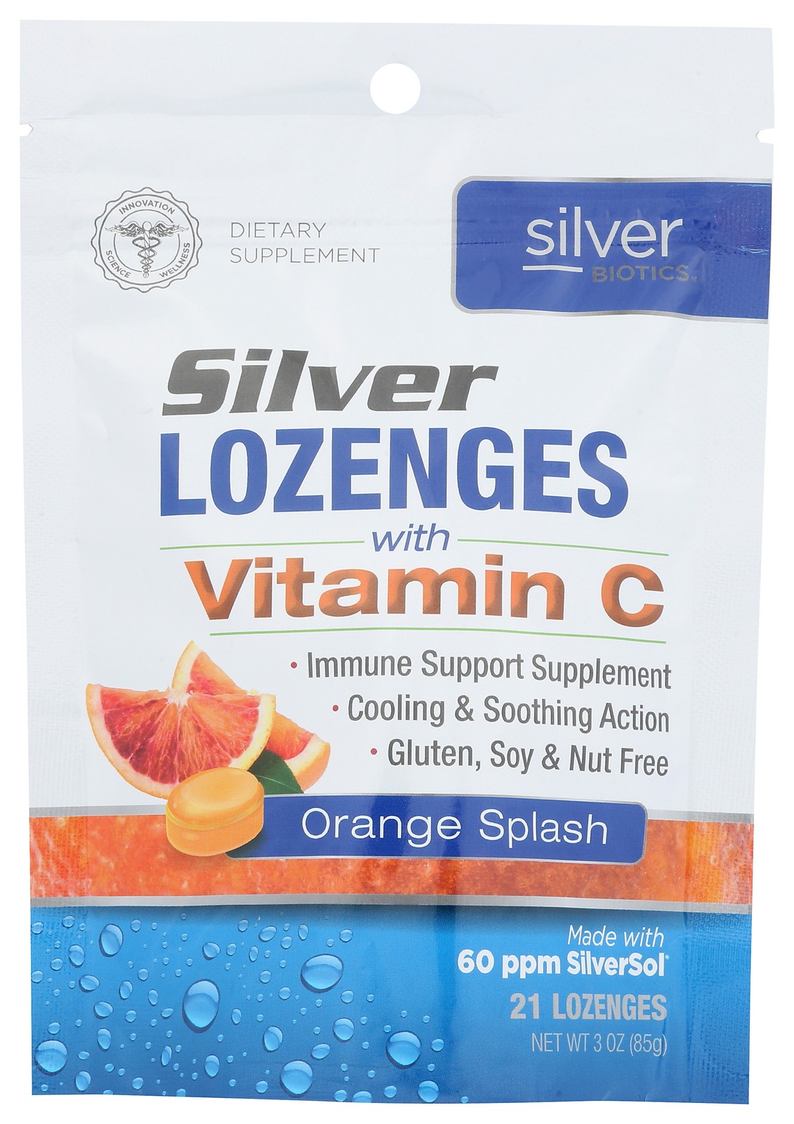 Silver Biotics Lozenges With Vitamin C 21 Count 3 Pack