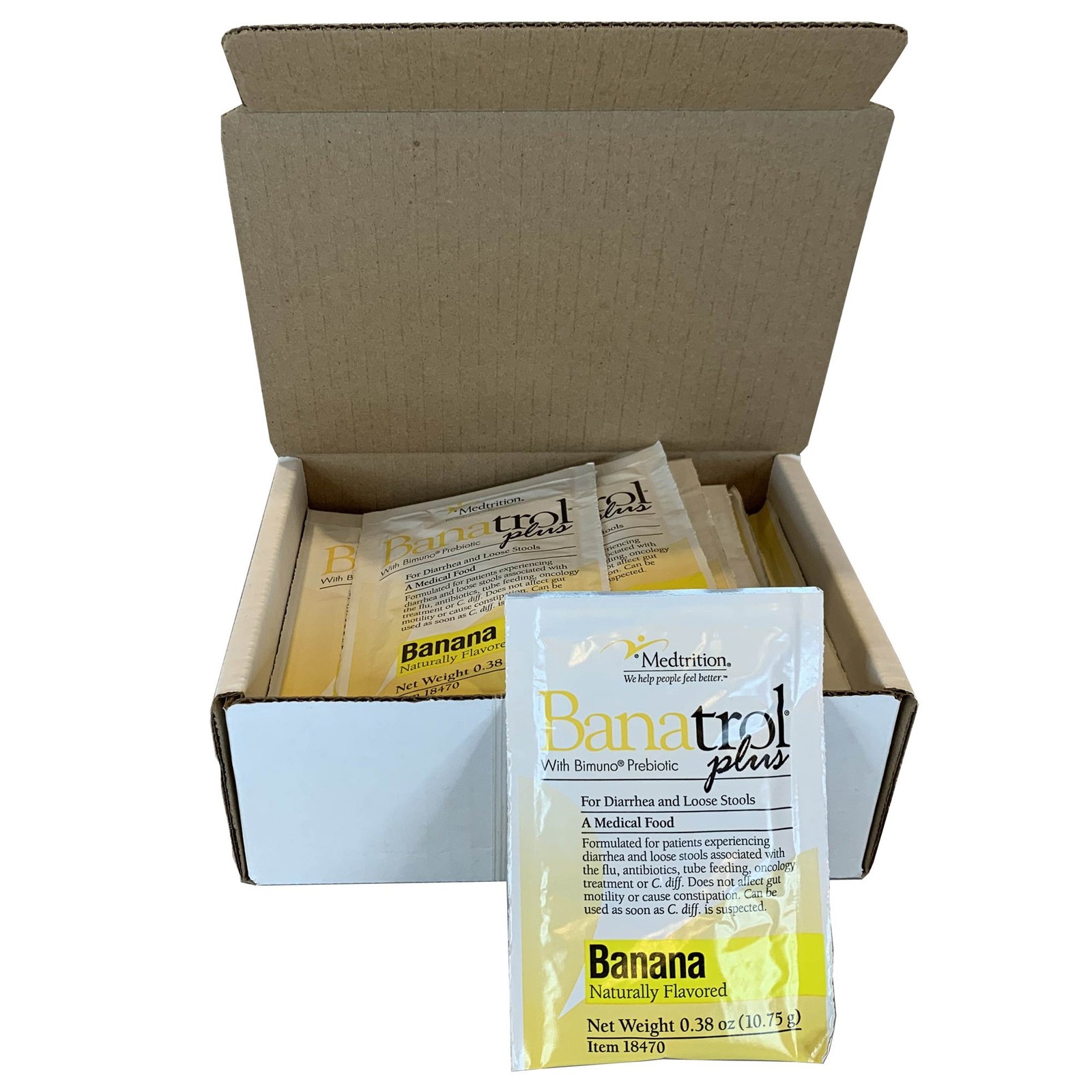 Banatrol Plus Oral Supplement Banana 11 Gram Packet 75 Ct