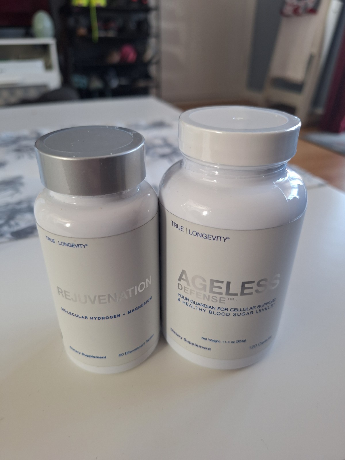 TRUE LONGEVITY drink hrw Molecular Hydrogen Magnesium Immune Support Set