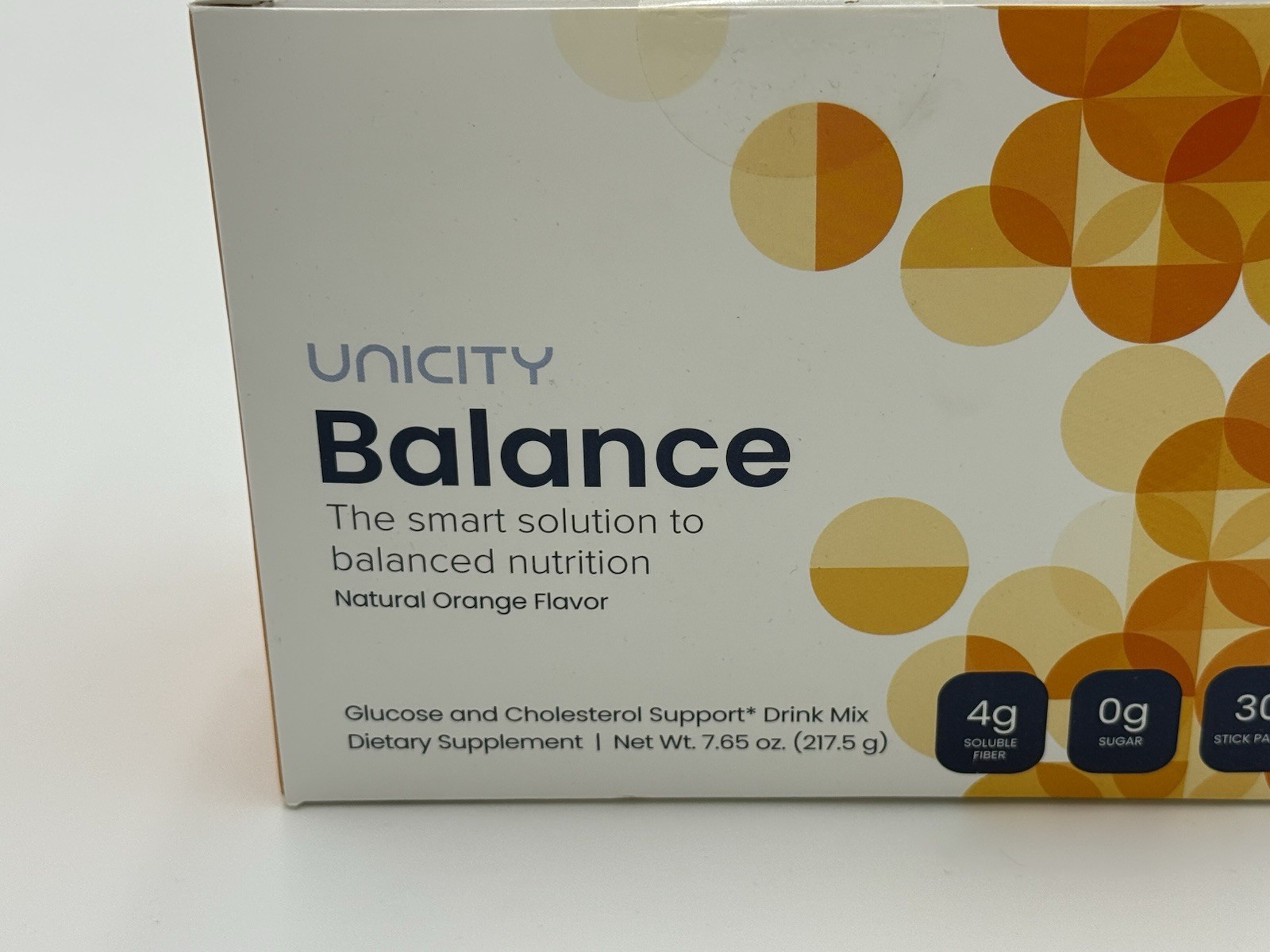 UNICITY BALANCE NATURAL ORANGE Stay full longer 30 Packets Exp. March 2026….