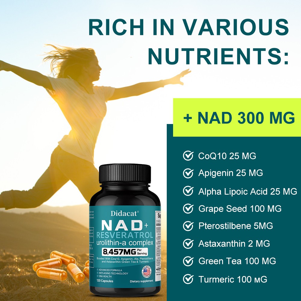 Amino 300mg Complex | Cellular Energy & Anti-Aging Support 30/60/120 Caps