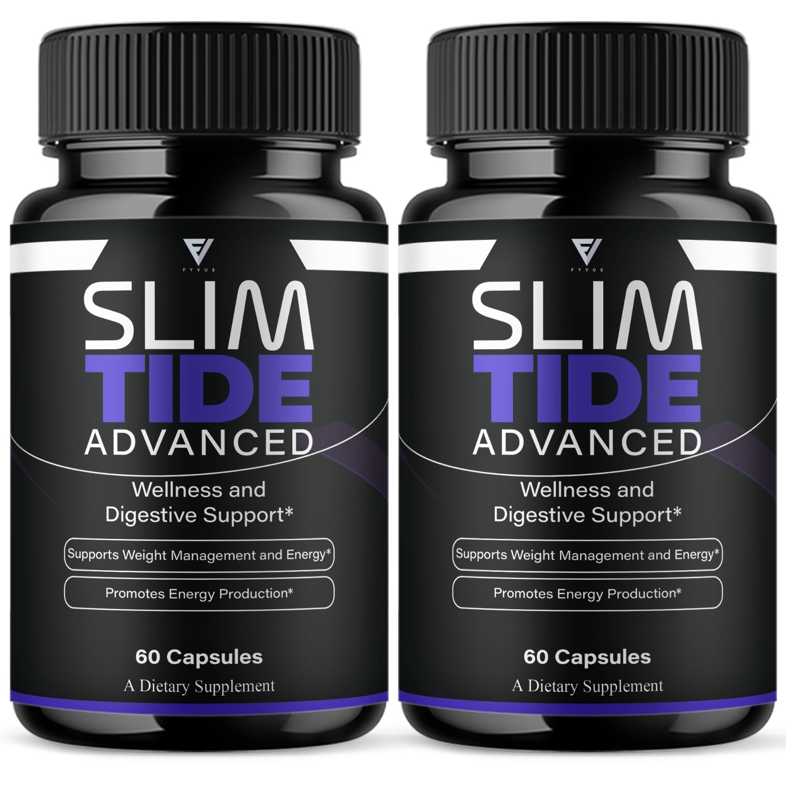 (2 Pack) Slimtide Advanced Health Management Capsules, Slim Tide (120 Capsules)