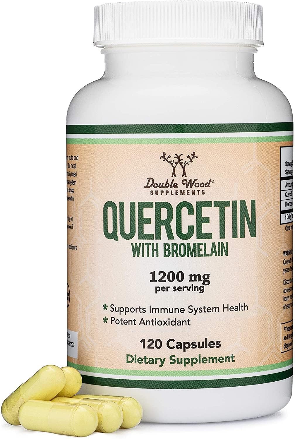 Quercetin with Bromelain – 96% Highly Purified – 120 Count (Pack of 1), Zz3.