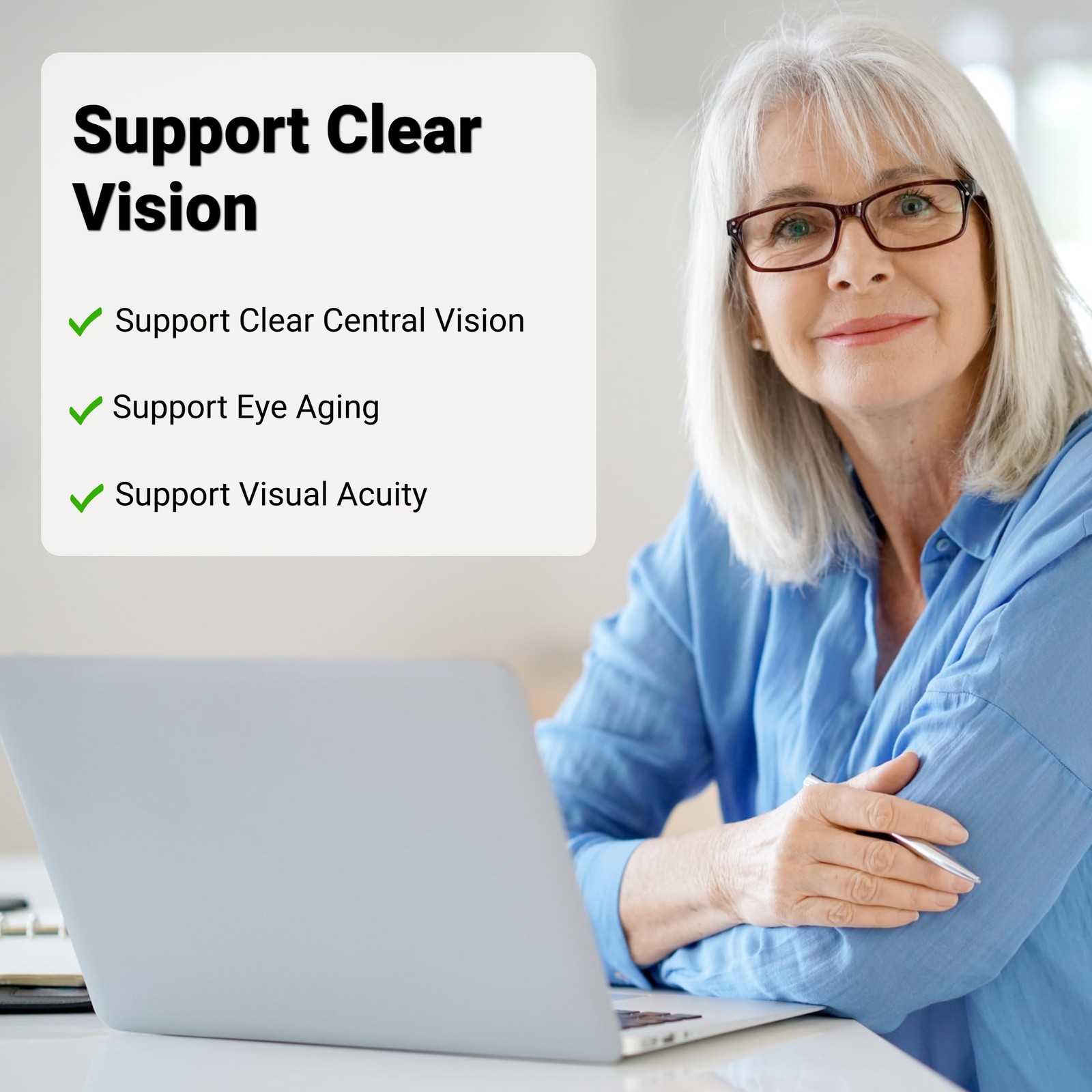 UpNourish AREDS 2 Eye Vitamins for Seniors – Lutein 60 Count (Pack of 1)