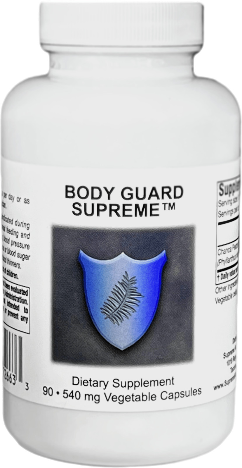 Body Guard – by Supreme Nutrition – 90 Caps – 540 mg