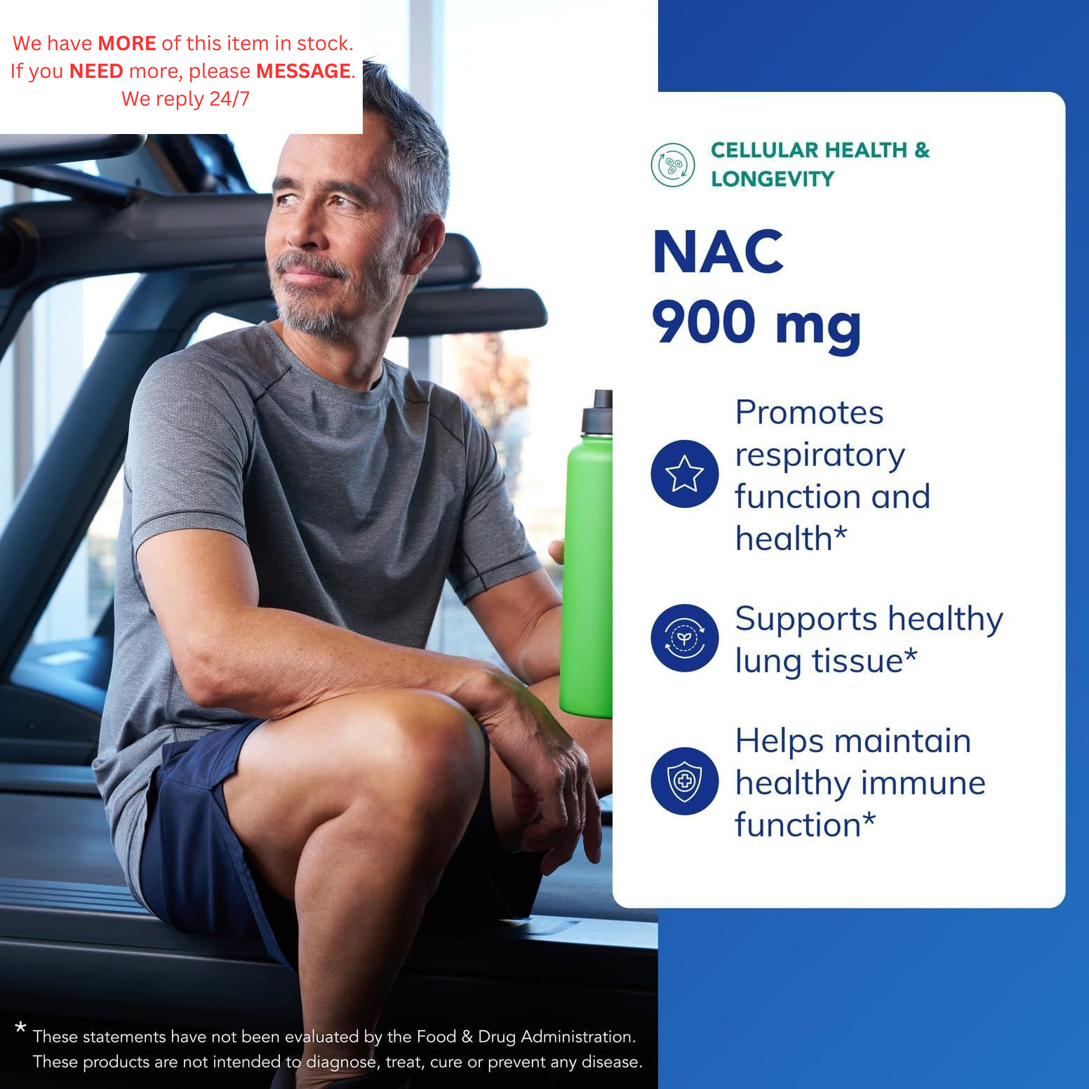 Pure Encapsulations NAC 900 mg – N-Acetyl Cysteine 240 Count (Pack of 1)