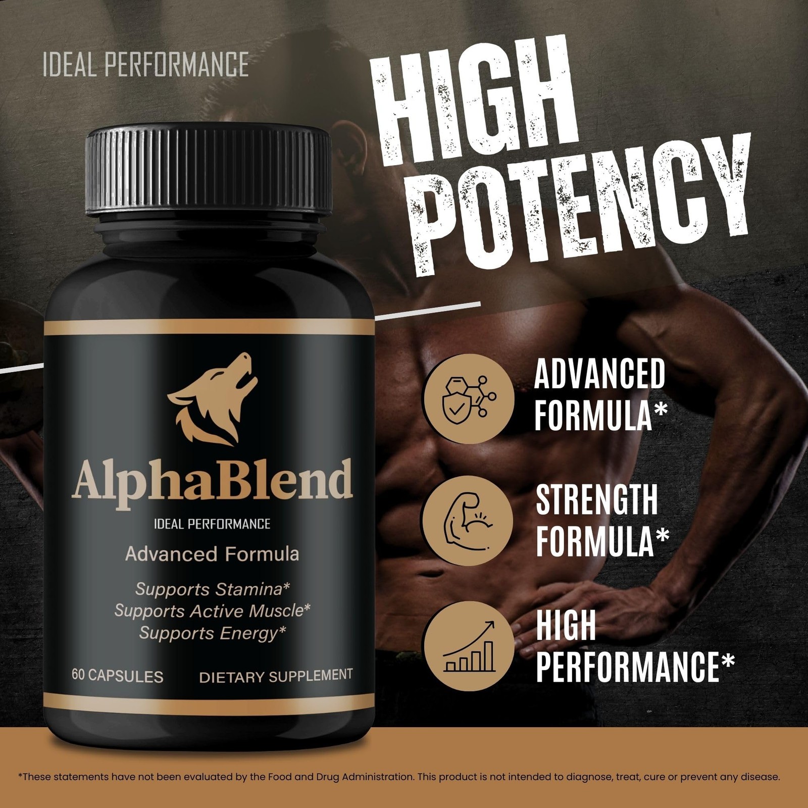 Alpha Blend General Wellness Supplement – 60 Capsules